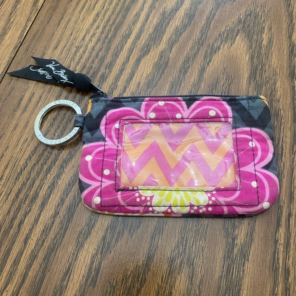 Vera Bradley Women’s Cotton Zip ID Case Wallet